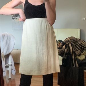 Lafayette 148 Linen Pencil Skirt